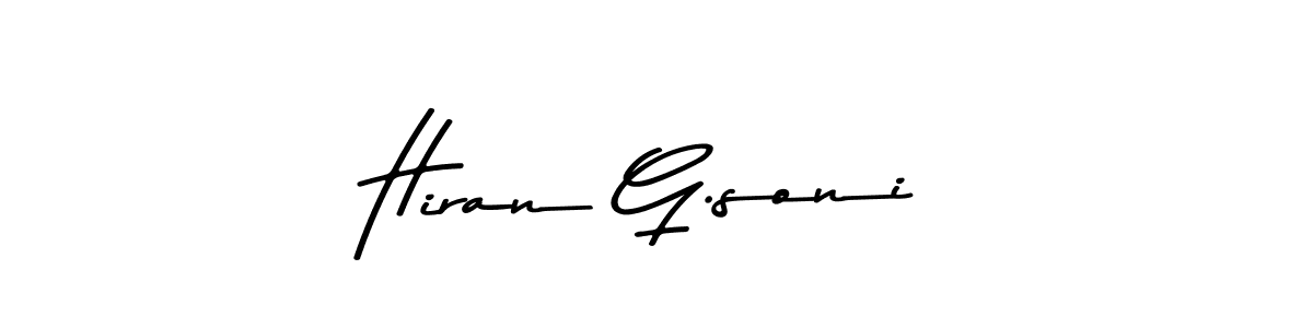 Here are the top 10 professional signature styles for the name Hiran G.soni. These are the best autograph styles you can use for your name. Hiran G.soni signature style 9 images and pictures png