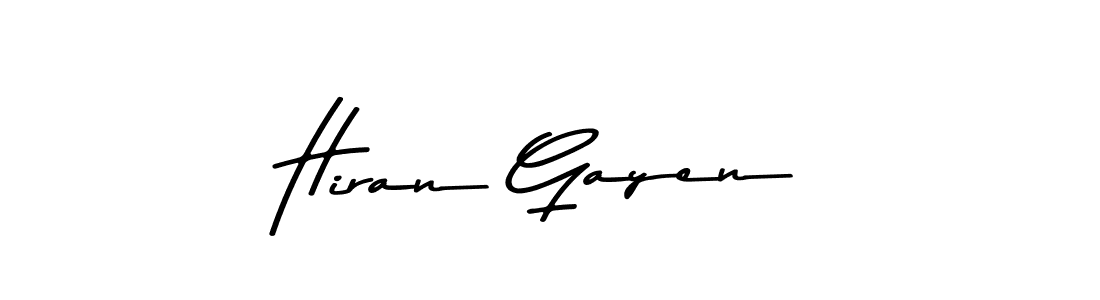 Also You can easily find your signature by using the search form. We will create Hiran Gayen name handwritten signature images for you free of cost using Asem Kandis PERSONAL USE sign style. Hiran Gayen signature style 9 images and pictures png