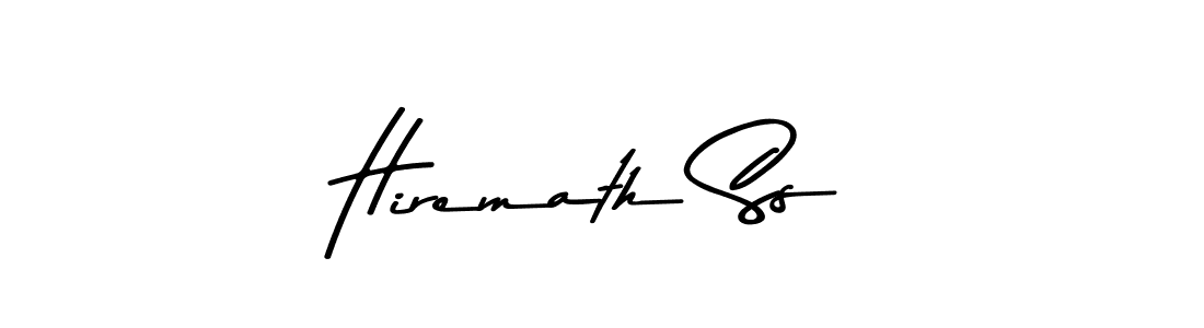 How to make Hiremath Ss signature? Asem Kandis PERSONAL USE is a professional autograph style. Create handwritten signature for Hiremath Ss name. Hiremath Ss signature style 9 images and pictures png