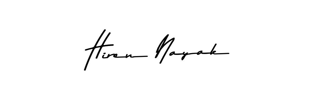 You can use this online signature creator to create a handwritten signature for the name Hiren Nayak. This is the best online autograph maker. Hiren Nayak signature style 9 images and pictures png