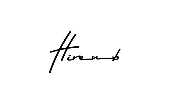Make a beautiful signature design for name Hirenb. Use this online signature maker to create a handwritten signature for free. Hirenb signature style 9 images and pictures png