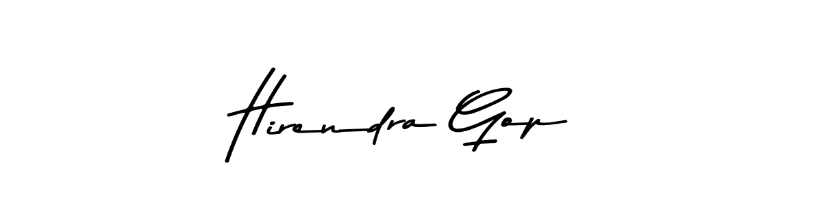 The best way (Asem Kandis PERSONAL USE) to make a short signature is to pick only two or three words in your name. The name Hirendra Gop include a total of six letters. For converting this name. Hirendra Gop signature style 9 images and pictures png