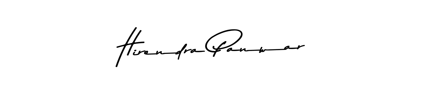 The best way (Asem Kandis PERSONAL USE) to make a short signature is to pick only two or three words in your name. The name Hirendra Panwar include a total of six letters. For converting this name. Hirendra Panwar signature style 9 images and pictures png