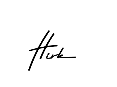 Design your own signature with our free online signature maker. With this signature software, you can create a handwritten (Asem Kandis PERSONAL USE) signature for name Hirk. Hirk signature style 9 images and pictures png