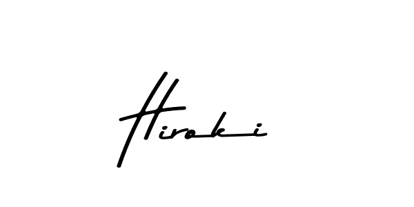 How to make Hiroki signature? Asem Kandis PERSONAL USE is a professional autograph style. Create handwritten signature for Hiroki name. Hiroki signature style 9 images and pictures png