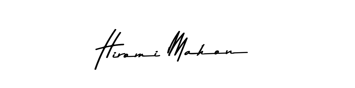 Design your own signature with our free online signature maker. With this signature software, you can create a handwritten (Asem Kandis PERSONAL USE) signature for name Hiromi Mahon. Hiromi Mahon signature style 9 images and pictures png