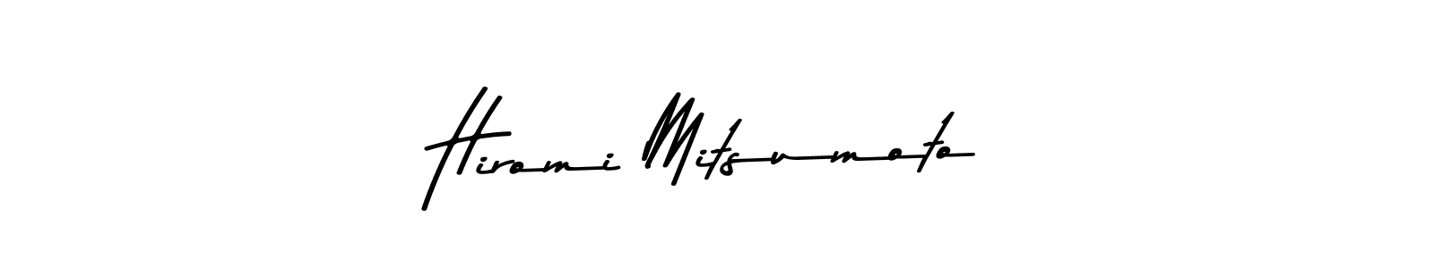 The best way (Asem Kandis PERSONAL USE) to make a short signature is to pick only two or three words in your name. The name Hiromi Mitsumoto include a total of six letters. For converting this name. Hiromi Mitsumoto signature style 9 images and pictures png