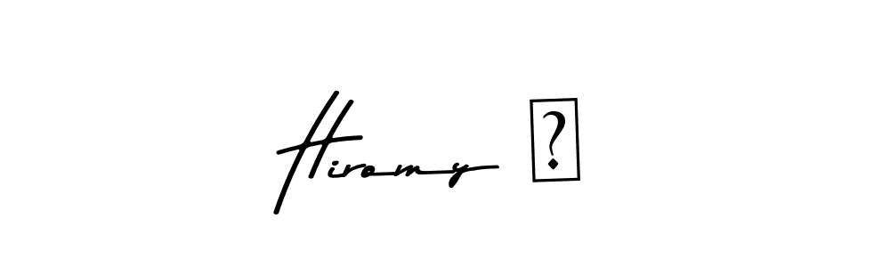 You can use this online signature creator to create a handwritten signature for the name Hiromy ✨. This is the best online autograph maker. Hiromy ✨ signature style 9 images and pictures png