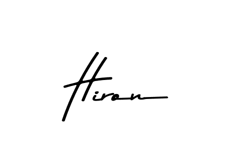 Hiron stylish signature style. Best Handwritten Sign (Asem Kandis PERSONAL USE) for my name. Handwritten Signature Collection Ideas for my name Hiron. Hiron signature style 9 images and pictures png