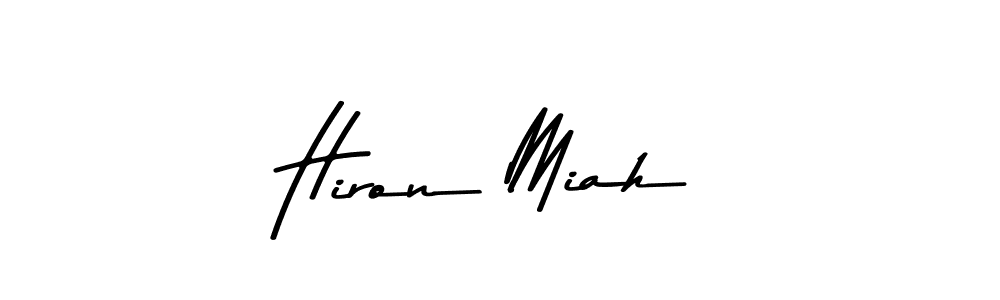 Use a signature maker to create a handwritten signature online. With this signature software, you can design (Asem Kandis PERSONAL USE) your own signature for name Hiron Miah. Hiron Miah signature style 9 images and pictures png