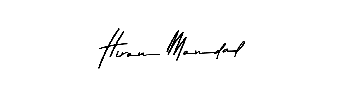 Asem Kandis PERSONAL USE is a professional signature style that is perfect for those who want to add a touch of class to their signature. It is also a great choice for those who want to make their signature more unique. Get Hiron Mondal name to fancy signature for free. Hiron Mondal signature style 9 images and pictures png