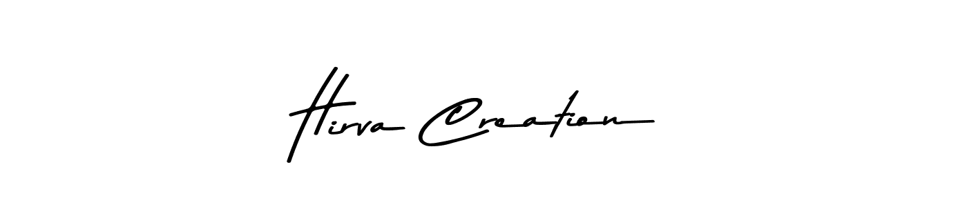 How to Draw Hirva Creation signature style? Asem Kandis PERSONAL USE is a latest design signature styles for name Hirva Creation. Hirva Creation signature style 9 images and pictures png