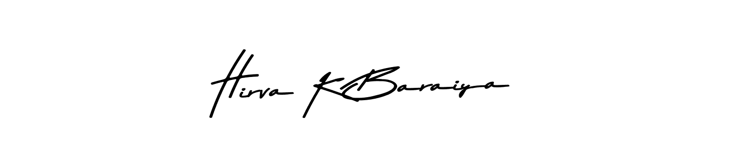 You should practise on your own different ways (Asem Kandis PERSONAL USE) to write your name (Hirva K Baraiya) in signature. don't let someone else do it for you. Hirva K Baraiya signature style 9 images and pictures png