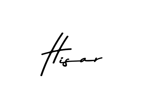 Hisar stylish signature style. Best Handwritten Sign (Asem Kandis PERSONAL USE) for my name. Handwritten Signature Collection Ideas for my name Hisar. Hisar signature style 9 images and pictures png