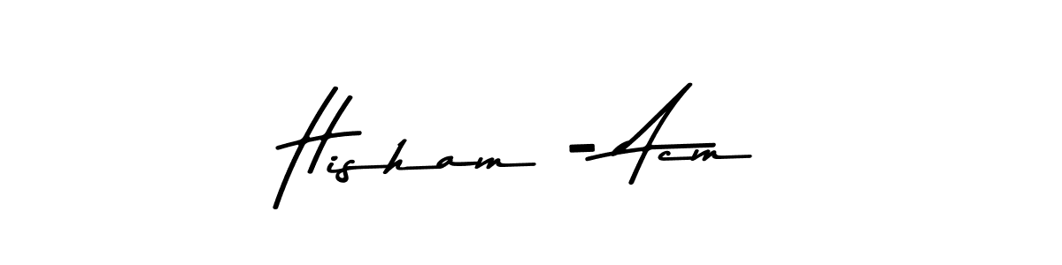 Check out images of Autograph of Hisham - Acm name. Actor Hisham - Acm Signature Style. Asem Kandis PERSONAL USE is a professional sign style online. Hisham - Acm signature style 9 images and pictures png