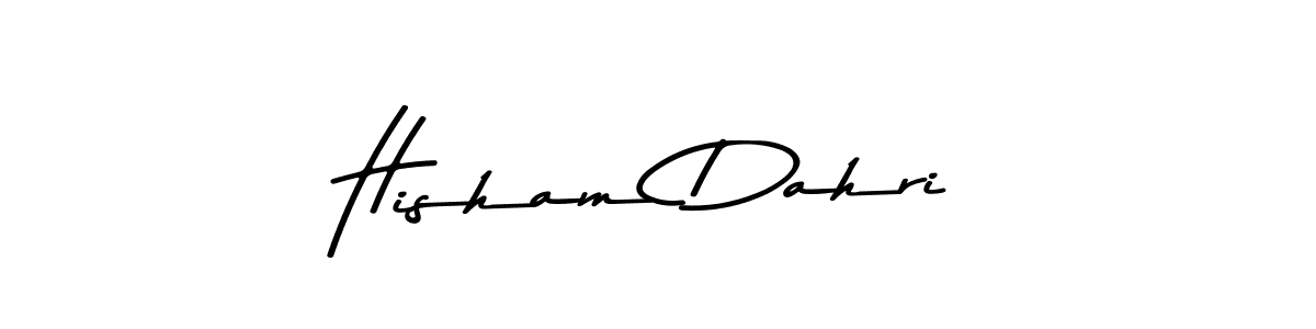 Create a beautiful signature design for name Hisham Dahri. With this signature (Asem Kandis PERSONAL USE) fonts, you can make a handwritten signature for free. Hisham Dahri signature style 9 images and pictures png