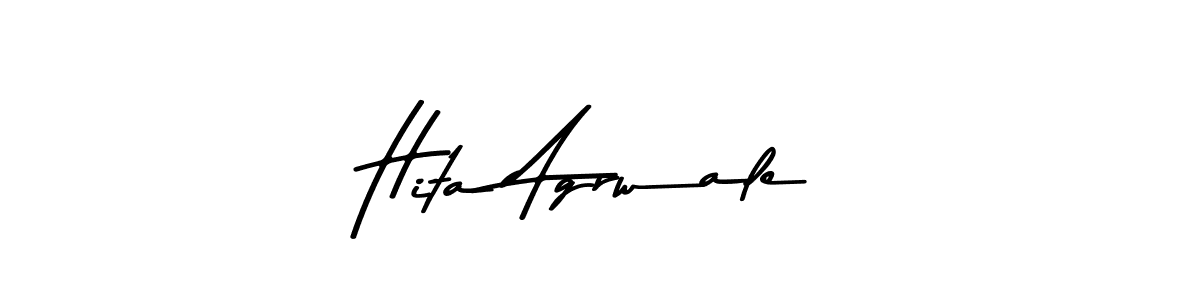 Make a beautiful signature design for name Hita Agrwale. Use this online signature maker to create a handwritten signature for free. Hita Agrwale signature style 9 images and pictures png