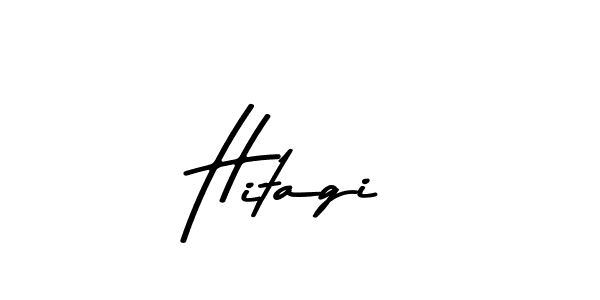 How to make Hitagi signature? Asem Kandis PERSONAL USE is a professional autograph style. Create handwritten signature for Hitagi name. Hitagi signature style 9 images and pictures png