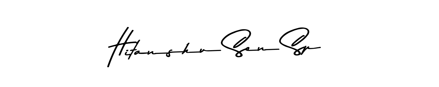 Use a signature maker to create a handwritten signature online. With this signature software, you can design (Asem Kandis PERSONAL USE) your own signature for name Hitanshu Sen Sp. Hitanshu Sen Sp signature style 9 images and pictures png