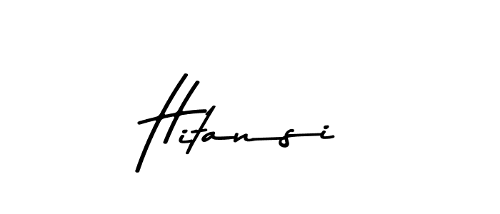 Design your own signature with our free online signature maker. With this signature software, you can create a handwritten (Asem Kandis PERSONAL USE) signature for name Hitansi. Hitansi signature style 9 images and pictures png