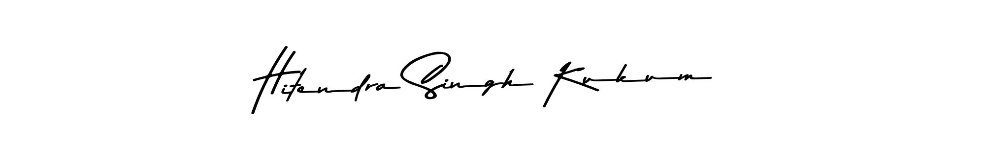 Design your own signature with our free online signature maker. With this signature software, you can create a handwritten (Asem Kandis PERSONAL USE) signature for name Hitendra Singh Kukum. Hitendra Singh Kukum signature style 9 images and pictures png