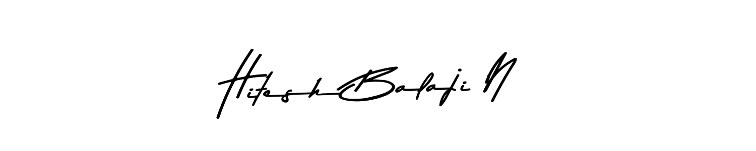 It looks lik you need a new signature style for name Hitesh Balaji N. Design unique handwritten (Asem Kandis PERSONAL USE) signature with our free signature maker in just a few clicks. Hitesh Balaji N signature style 9 images and pictures png