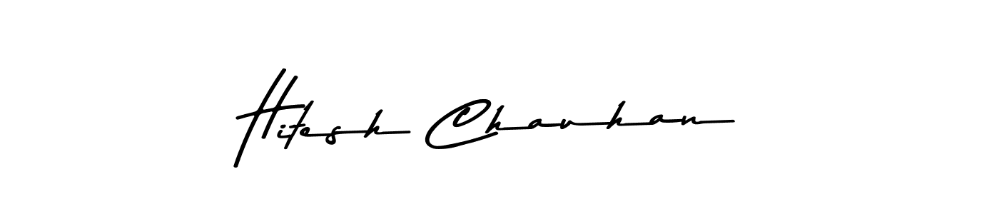 This is the best signature style for the Hitesh Chauhan name. Also you like these signature font (Asem Kandis PERSONAL USE). Mix name signature. Hitesh Chauhan signature style 9 images and pictures png