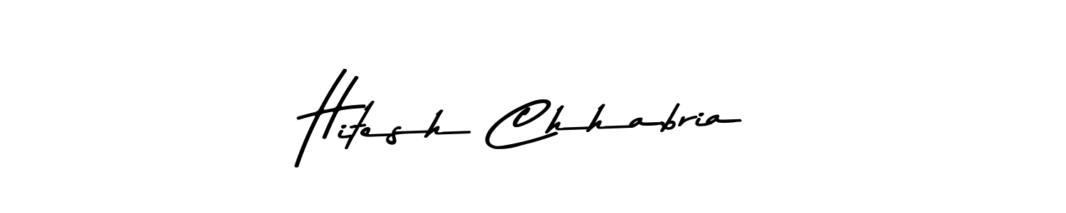 Similarly Asem Kandis PERSONAL USE is the best handwritten signature design. Signature creator online .You can use it as an online autograph creator for name Hitesh Chhabria. Hitesh Chhabria signature style 9 images and pictures png