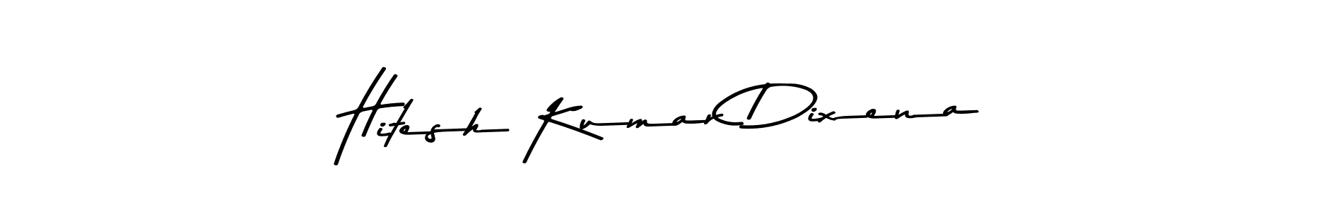 Make a beautiful signature design for name Hitesh Kumar Dixena. With this signature (Asem Kandis PERSONAL USE) style, you can create a handwritten signature for free. Hitesh Kumar Dixena signature style 9 images and pictures png