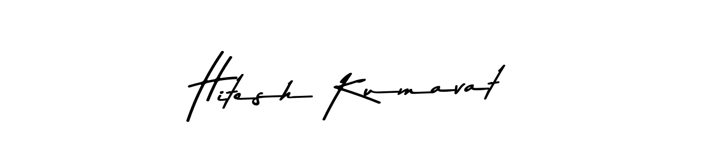 The best way (Asem Kandis PERSONAL USE) to make a short signature is to pick only two or three words in your name. The name Hitesh Kumavat include a total of six letters. For converting this name. Hitesh Kumavat signature style 9 images and pictures png