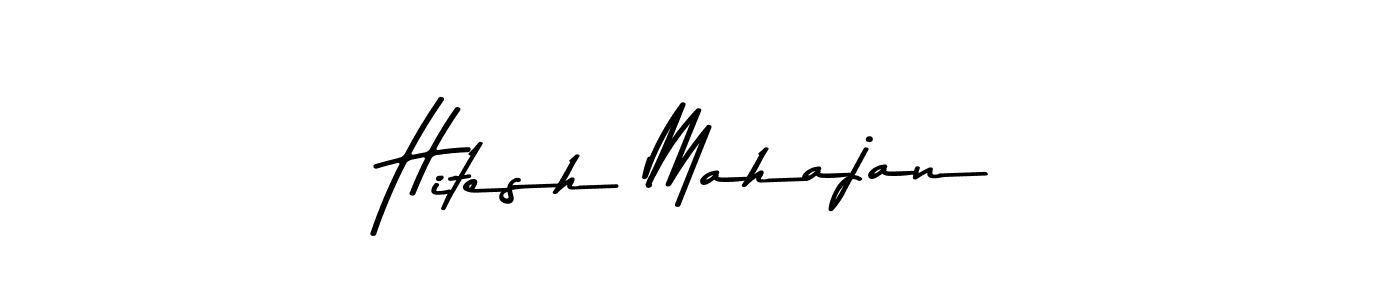 You should practise on your own different ways (Asem Kandis PERSONAL USE) to write your name (Hitesh Mahajan) in signature. don't let someone else do it for you. Hitesh Mahajan signature style 9 images and pictures png