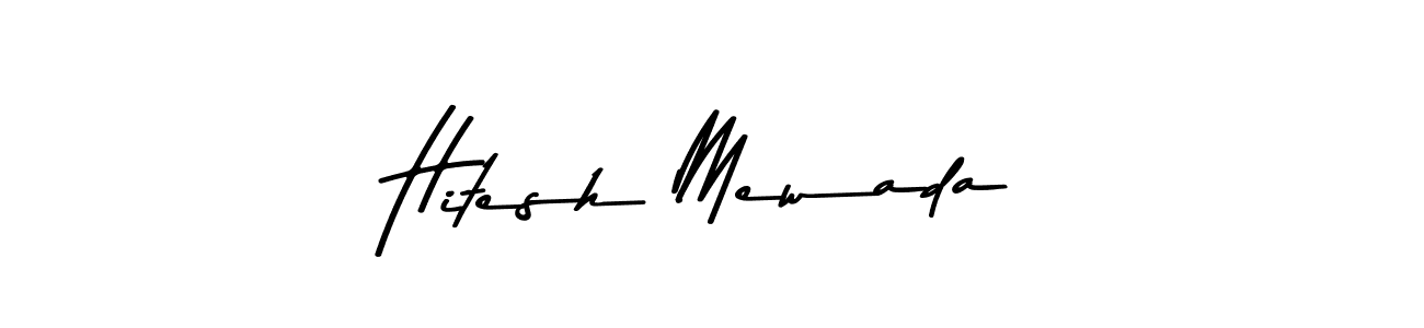 Make a beautiful signature design for name Hitesh Mewada. Use this online signature maker to create a handwritten signature for free. Hitesh Mewada signature style 9 images and pictures png