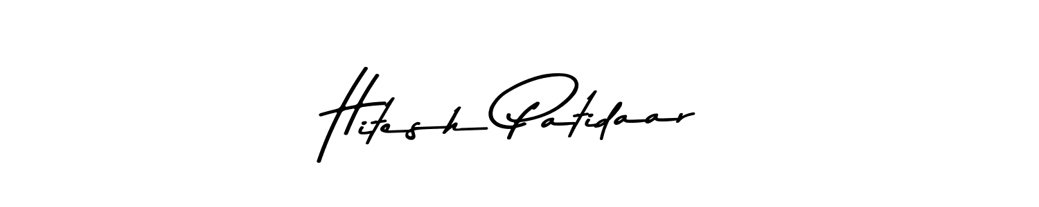 if you are searching for the best signature style for your name Hitesh Patidaar. so please give up your signature search. here we have designed multiple signature styles  using Asem Kandis PERSONAL USE. Hitesh Patidaar signature style 9 images and pictures png