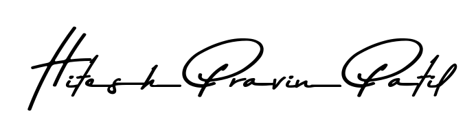 Asem Kandis PERSONAL USE is a professional signature style that is perfect for those who want to add a touch of class to their signature. Get Hitesh Pravin Patil name fancy signature for free. Hitesh Pravin Patil signature style 9 images and pictures png