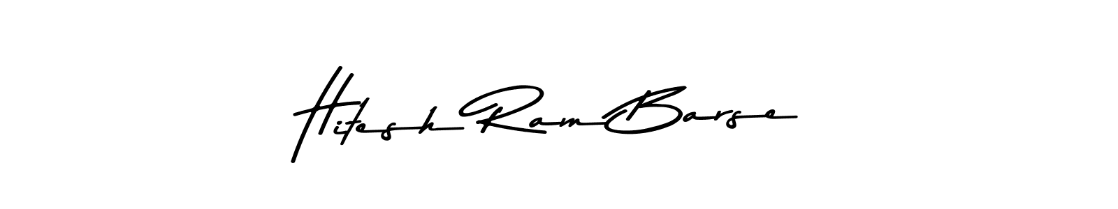 Design your own signature with our free online signature maker. With this signature software, you can create a handwritten (Asem Kandis PERSONAL USE) signature for name Hitesh Ram Barse. Hitesh Ram Barse signature style 9 images and pictures png