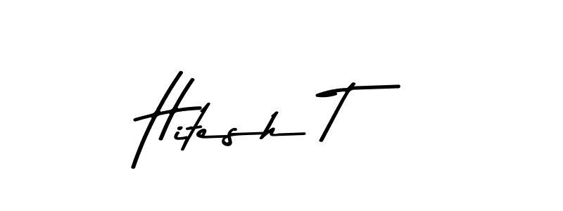 Best and Professional Signature Style for Hitesh T. Asem Kandis PERSONAL USE Best Signature Style Collection. Hitesh T signature style 9 images and pictures png