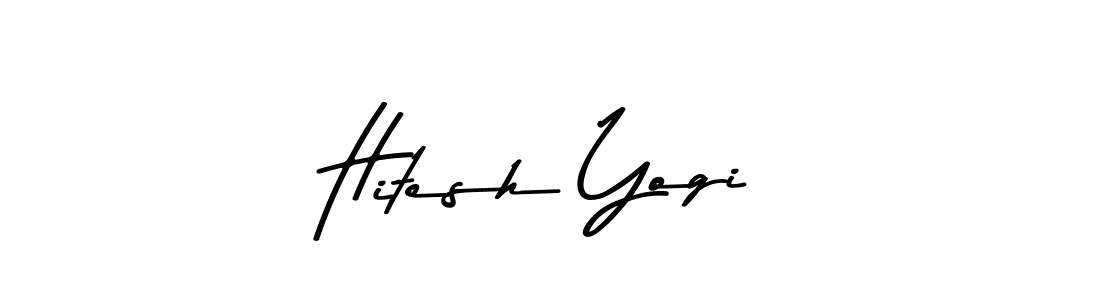 Asem Kandis PERSONAL USE is a professional signature style that is perfect for those who want to add a touch of class to their signature. It is also a great choice for those who want to make their signature more unique. Get Hitesh Yogi name to fancy signature for free. Hitesh Yogi signature style 9 images and pictures png