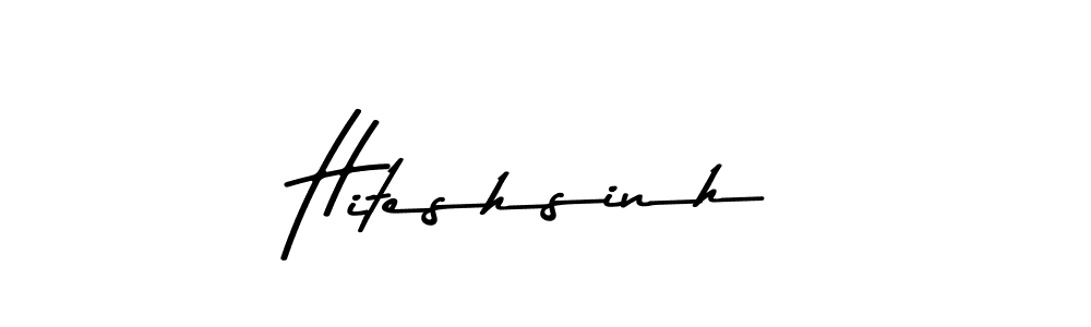 Make a beautiful signature design for name Hiteshsinh. Use this online signature maker to create a handwritten signature for free. Hiteshsinh signature style 9 images and pictures png