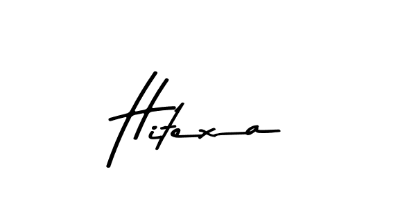Design your own signature with our free online signature maker. With this signature software, you can create a handwritten (Asem Kandis PERSONAL USE) signature for name Hitexa. Hitexa signature style 9 images and pictures png