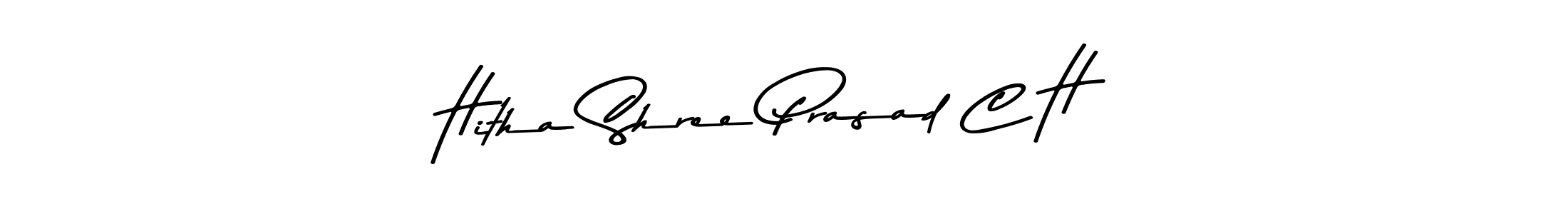 Make a beautiful signature design for name Hitha Shree Prasad C H. Use this online signature maker to create a handwritten signature for free. Hitha Shree Prasad C H signature style 9 images and pictures png