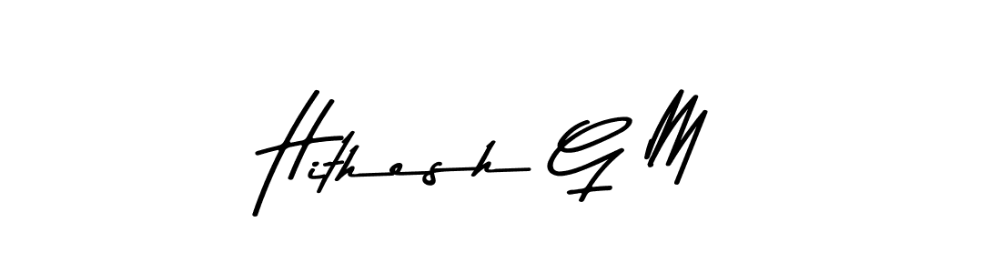 Check out images of Autograph of Hithesh G M name. Actor Hithesh G M Signature Style. Asem Kandis PERSONAL USE is a professional sign style online. Hithesh G M signature style 9 images and pictures png