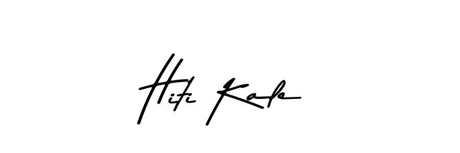 Use a signature maker to create a handwritten signature online. With this signature software, you can design (Asem Kandis PERSONAL USE) your own signature for name Hiti Kale. Hiti Kale signature style 9 images and pictures png