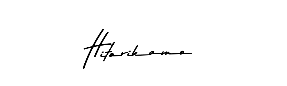 How to make Hitorikamo signature? Asem Kandis PERSONAL USE is a professional autograph style. Create handwritten signature for Hitorikamo name. Hitorikamo signature style 9 images and pictures png
