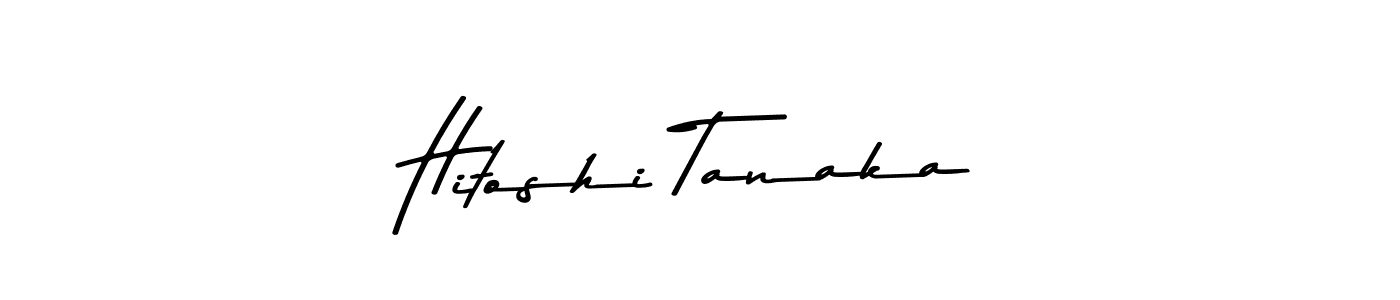 Design your own signature with our free online signature maker. With this signature software, you can create a handwritten (Asem Kandis PERSONAL USE) signature for name Hitoshi Tanaka. Hitoshi Tanaka signature style 9 images and pictures png