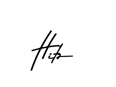 Make a beautiful signature design for name Hitz. With this signature (Asem Kandis PERSONAL USE) style, you can create a handwritten signature for free. Hitz signature style 9 images and pictures png