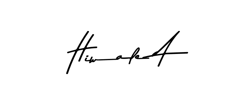 Create a beautiful signature design for name Hiwale A. With this signature (Asem Kandis PERSONAL USE) fonts, you can make a handwritten signature for free. Hiwale A signature style 9 images and pictures png