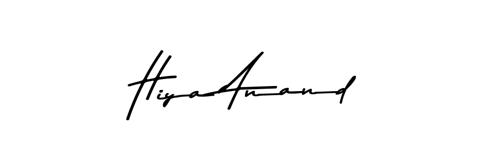 Make a beautiful signature design for name Hiya Anand. Use this online signature maker to create a handwritten signature for free. Hiya Anand signature style 9 images and pictures png