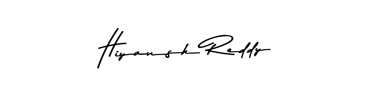Design your own signature with our free online signature maker. With this signature software, you can create a handwritten (Asem Kandis PERSONAL USE) signature for name Hiyansh Reddy. Hiyansh Reddy signature style 9 images and pictures png