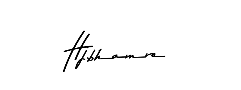 How to Draw Hjbhamre signature style? Asem Kandis PERSONAL USE is a latest design signature styles for name Hjbhamre. Hjbhamre signature style 9 images and pictures png