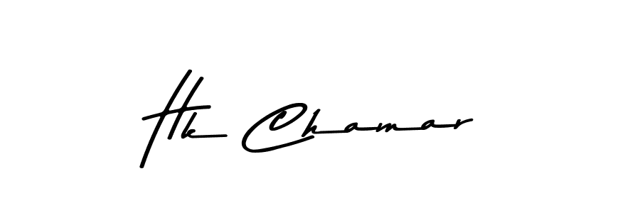 Also You can easily find your signature by using the search form. We will create Hk Chamar name handwritten signature images for you free of cost using Asem Kandis PERSONAL USE sign style. Hk Chamar signature style 9 images and pictures png